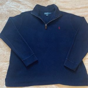 Polo pullover 3/4 zip sweater